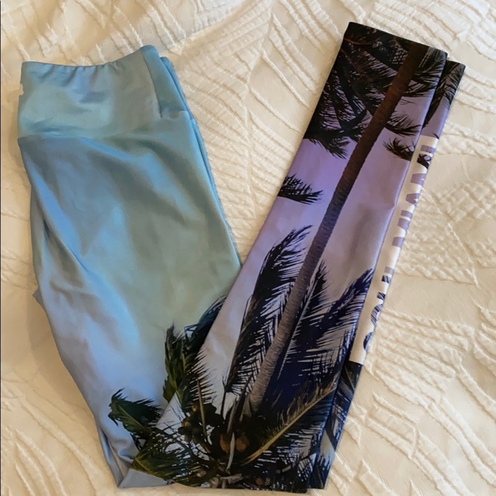 Tropical Print Women's Leggings